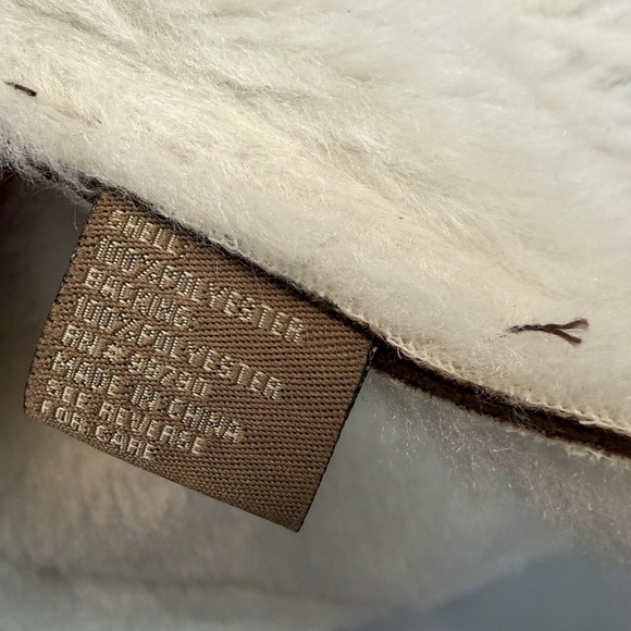 Brown Shearling Women's Jacket - Picture 6 of 8